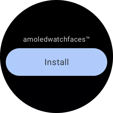 Google Play Watch app install button