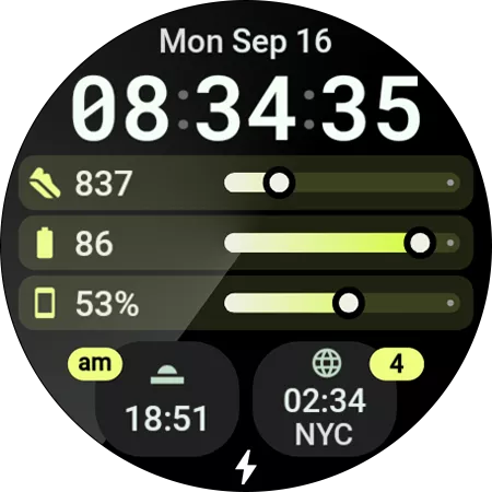 InfoHub Watch Face