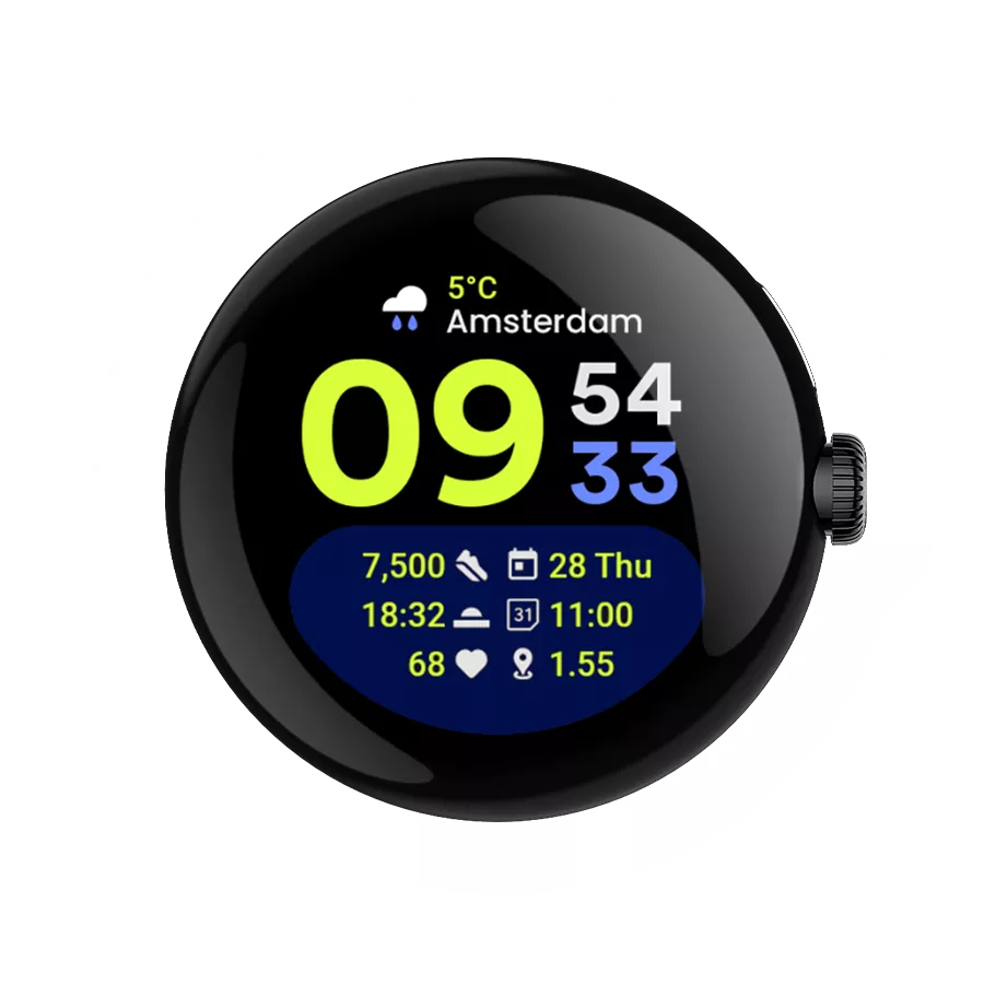 TimeMode: Wear OS 4 watch face